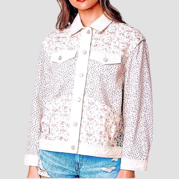 NWOT Blank NYC Full Bloom Tucker Jacket - Picture 4 of 16